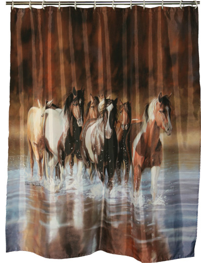 Horses Shower Curtain