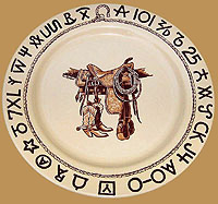 Boots & Saddle Dinner Plate