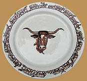 Longhorn Luncheon Plate