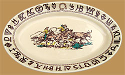 Rodeo Large Oval Serving Platter
