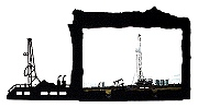Oil Rig Picture Frame
