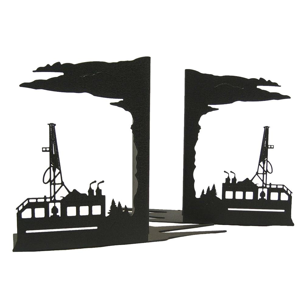 Oil Rig Bookends