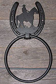Riding Cowboy - Towel Ring  (Event Collection)