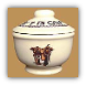 Boots & Saddle Sugar Bowl with Lid (SKU: BS09)