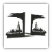 Offshore Oil Rig Bookends (SKU: _903)