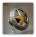 Antique Gold Star w/Etching- Gold Knob-  (Lockable) (SKU: KBL-462-GP1-G)